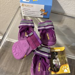 QUMY Dog Shoes for Large Dogs, Medium Dog Boots & Paw Protectors for Winter Snowy Day, Summer Hot Pavement, Water-Resistant in Rainy Weather, Outdoor 