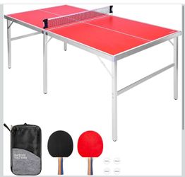 GoSports Folding Table Tennis Set