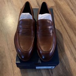 NEW! Cole Haan Men’s Warner Grand Penny Loafers. Brown, Size 9.5