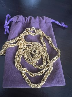 Flat Marina-Link Chain Necklace - 22 Inch
