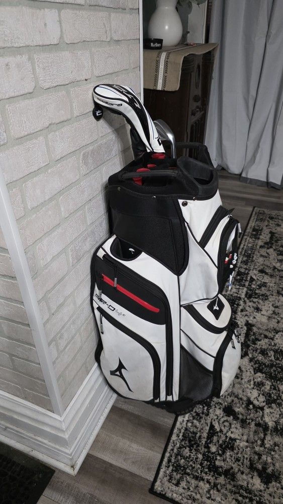 Mizuno Brd4c Cart Bag With Rain Cover