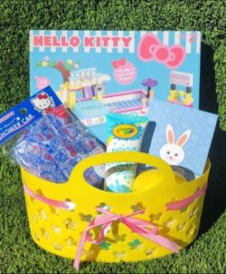Girls Hello Kitty EASTER GIFT Basket 🛻 (Delivery Available)