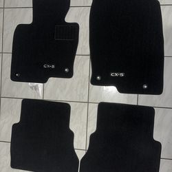 2017-2025 Mazda CX-5 OEM Floor mats  (4 Pieces Black)