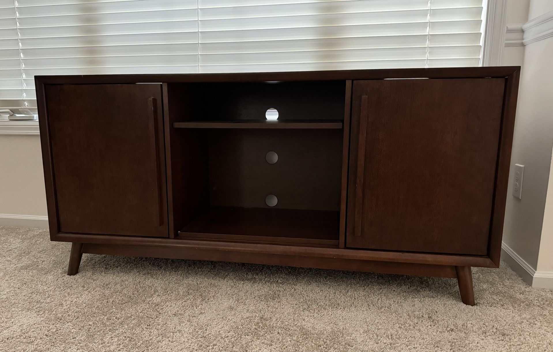Mid Century Record/TV Console 