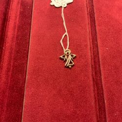 10kt Angel Pendant