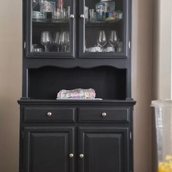 Black China Hutch 