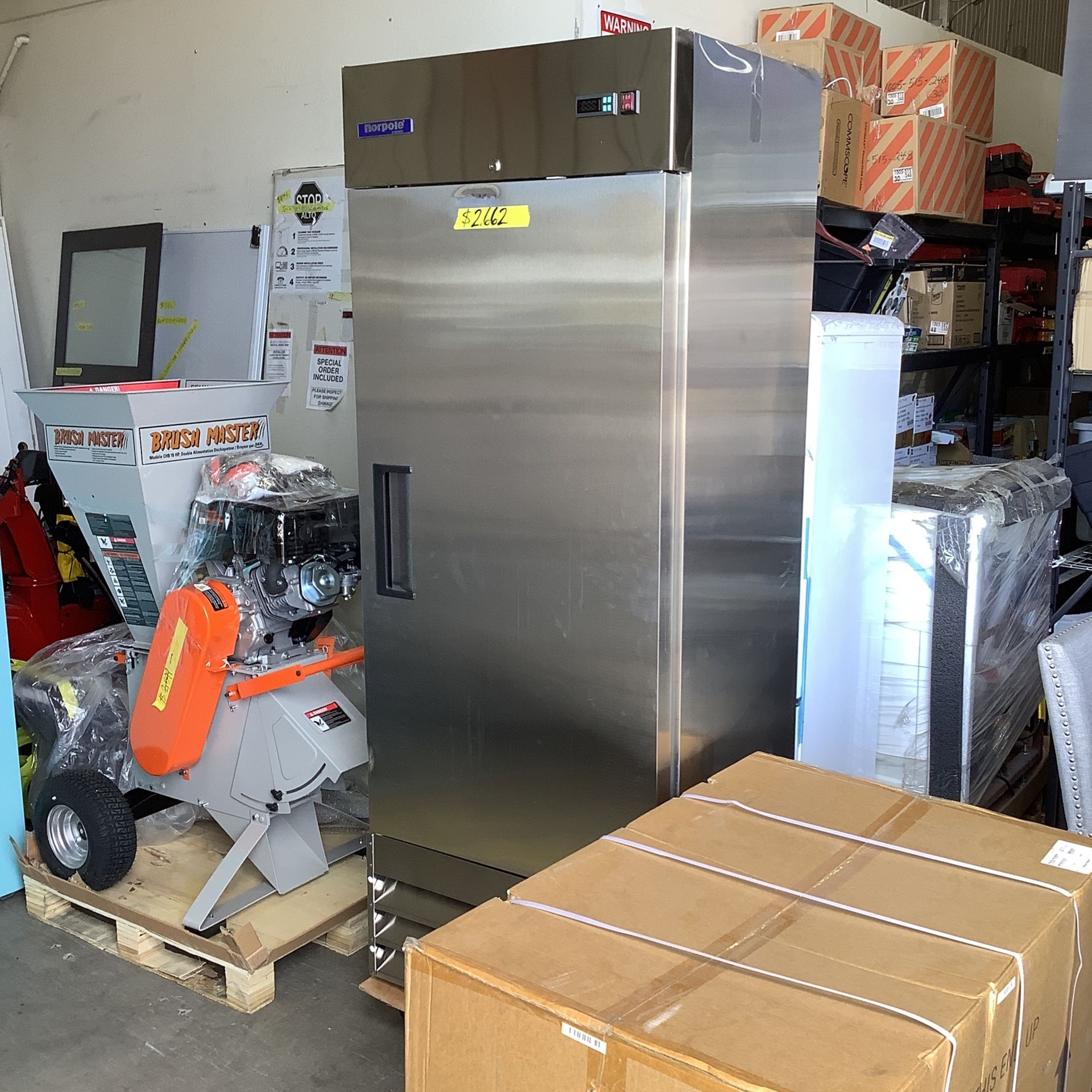 Norpole 23 cu. ft. Commercial Refrigerator in Stainless Steel