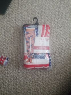4th Of July Flag Leggings Siza S/M