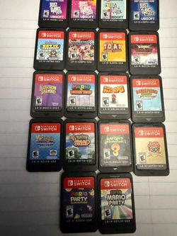 Nintendo Switch Game Cartridges Lot of 18