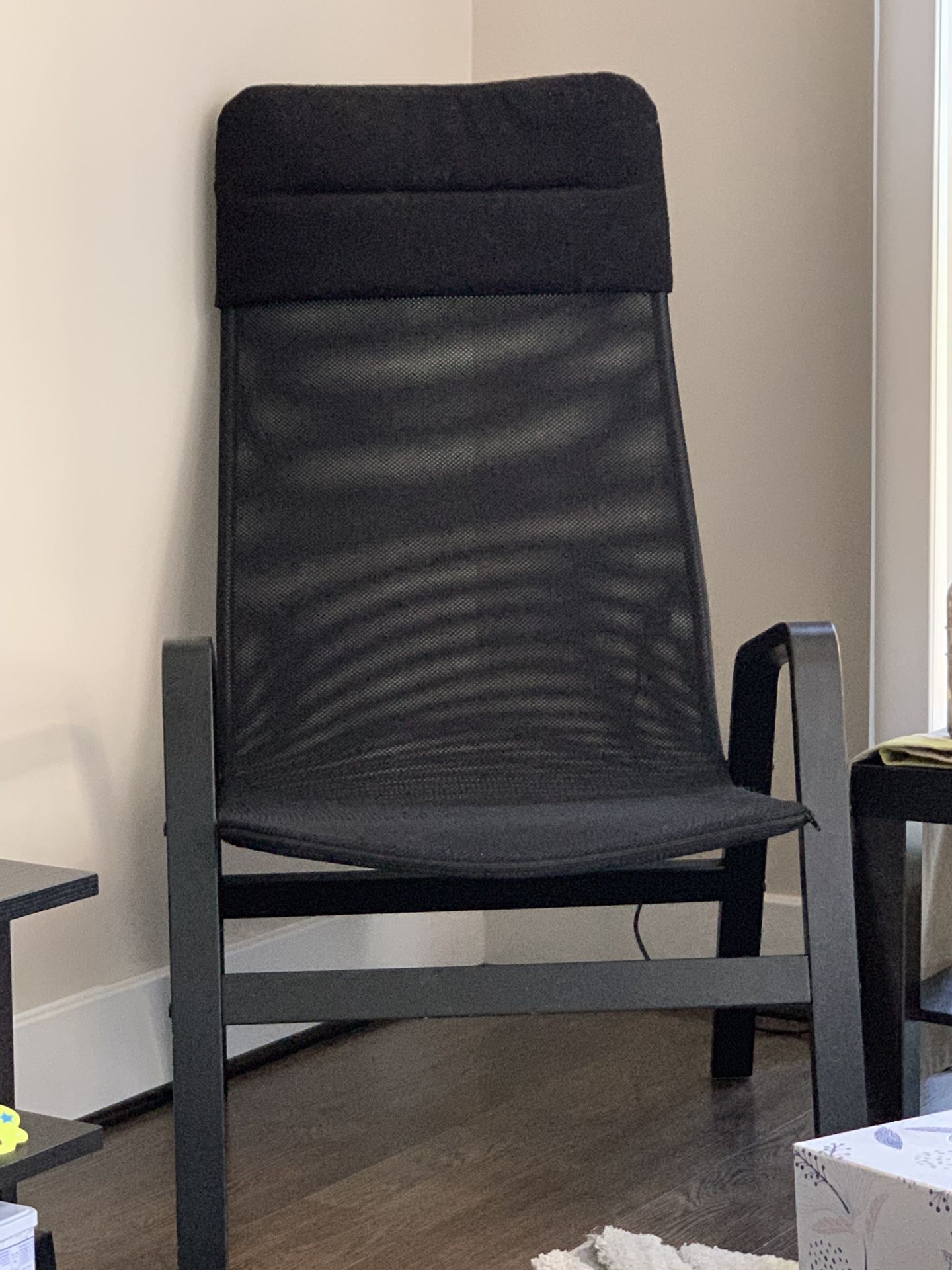 IKEA black chair