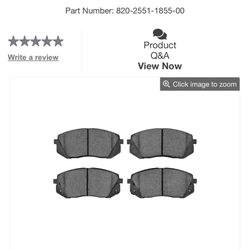 2016 Kia Optima Front Brake Pads 