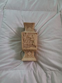 Chinese Carved Marbel Vase, rare