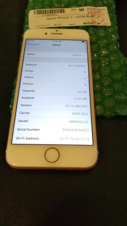 IPhone 7 32gb AT&T