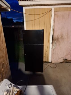 Black Top-Freezer Refrigerator