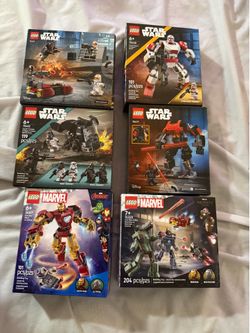 Star Wars & marvel Legos new