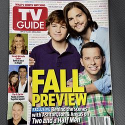 TV Guide 2011 Fall Preview 42 New Shows Two Half Men Margot Robbie!