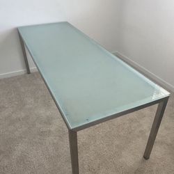 Glass desk/ Dining Table *Must Go*