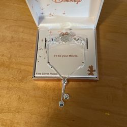 Disneyland Silver Played Bracelet