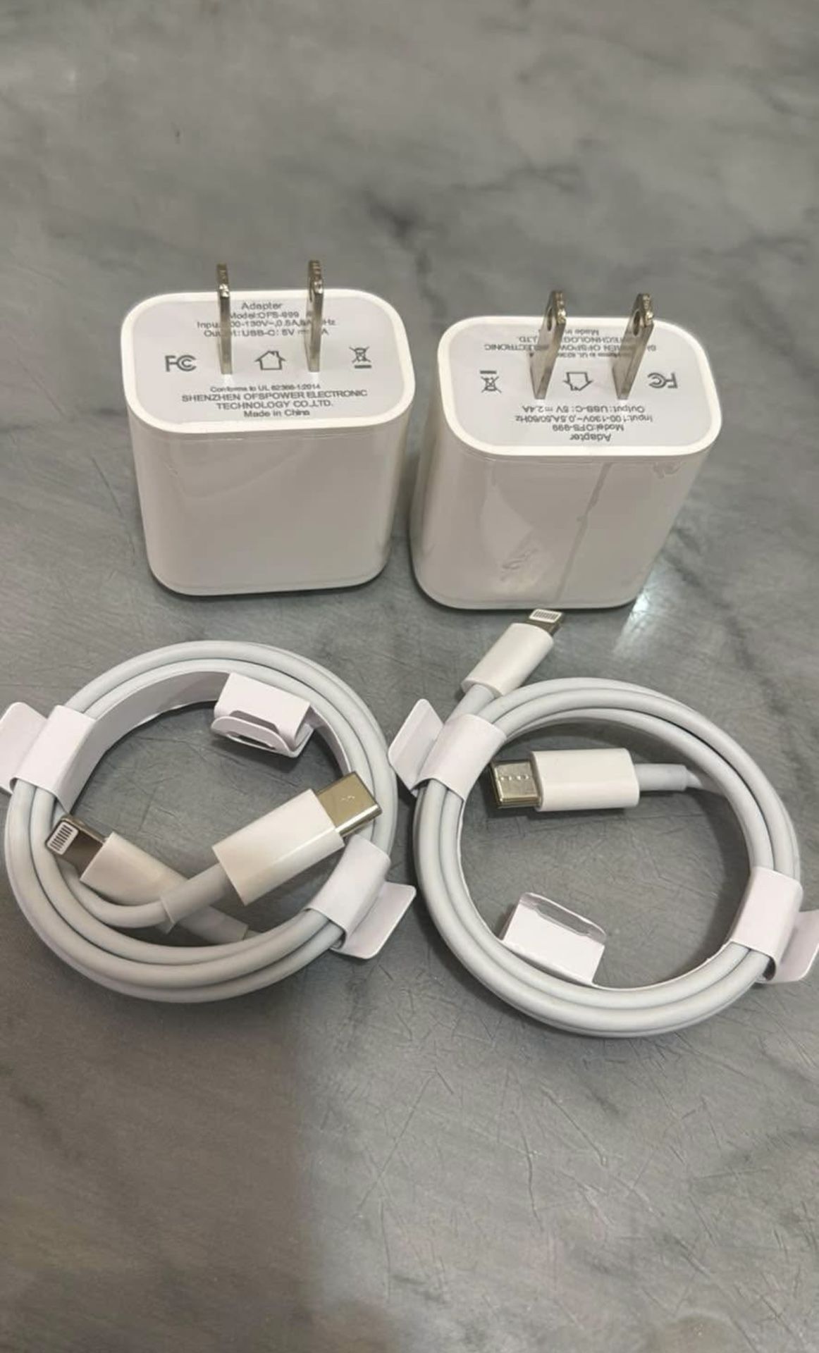 2 Fast iPhone Chargers