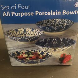 All Purpose Porcelain Bowls