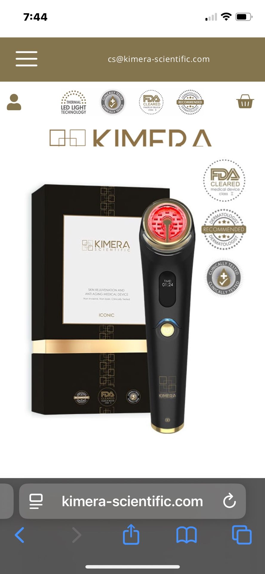 Kimera Scientific Skin Rejuvenating Device