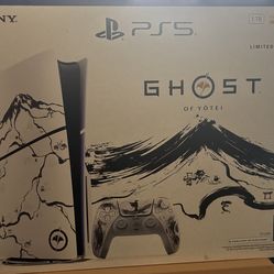 PlayStation®5 Console - Ghost of Yotei™ Black Limited Edition Bundle (model group - slim)*