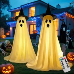 Brand New 2 Pack Ghost Halloween Decorations Outdoor