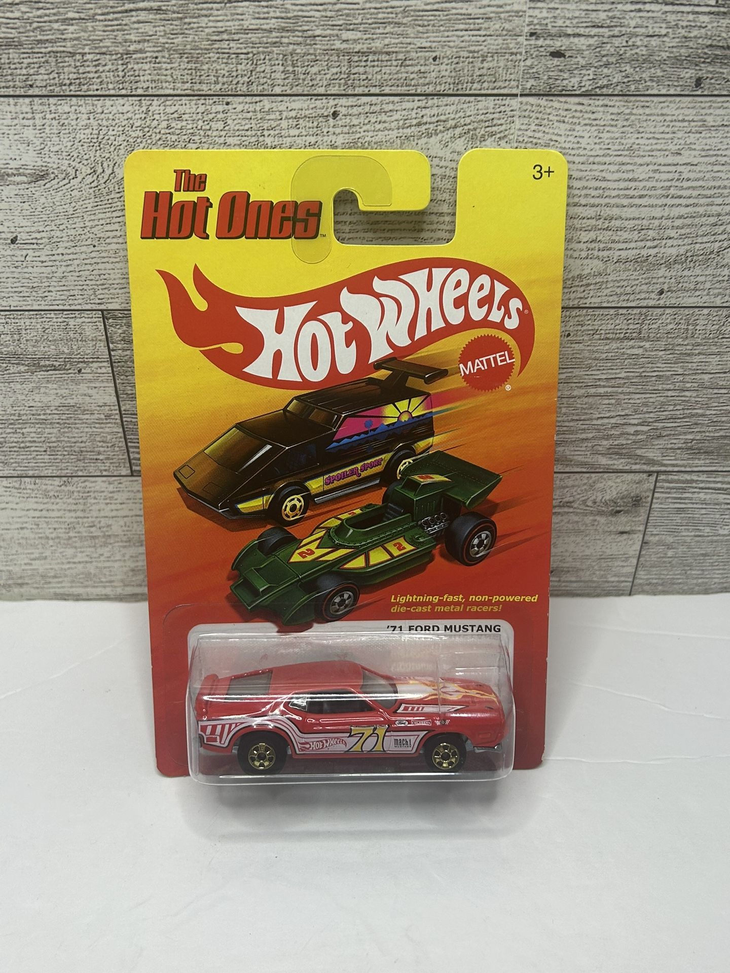 Hot wheels The Hot One’s Red ‘1971Ford Mustang • Die Cast Metal • Made in Thailand