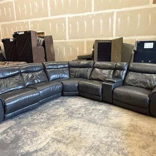 *Free Delivery* Good Condition Power Recliner Sectional with Console