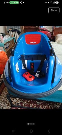 Kidzone Kids Electric Bumper Car