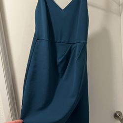 Teal Mini Dress
