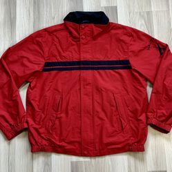 Nautica Sailing Windbreaker Rain Jacket Mens X-Large Good Condition, See Pics 