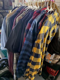 Mixed Lot of Men's Shirts and Jackets