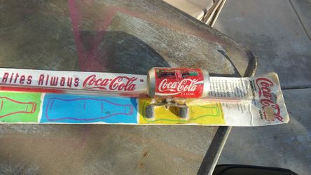 Coca 'cola fishing pole vintage still in package