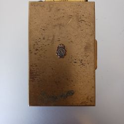 Antique Military Crown Lighter & Ashtray Read Info