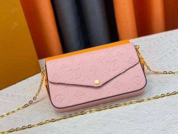 Sakura Pink 3-in-1 Chain Crossbody Bag