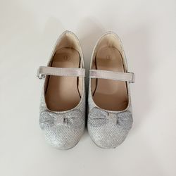 Silver Toddler Flats