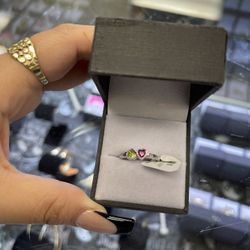 White Gold Heart Ring <3