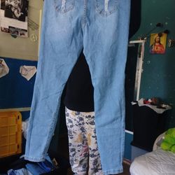 Blue Pants Size 13 Large