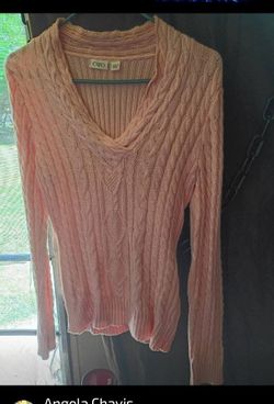 A Nice Women's Sexy New Light Pink Long Sleeve Top
