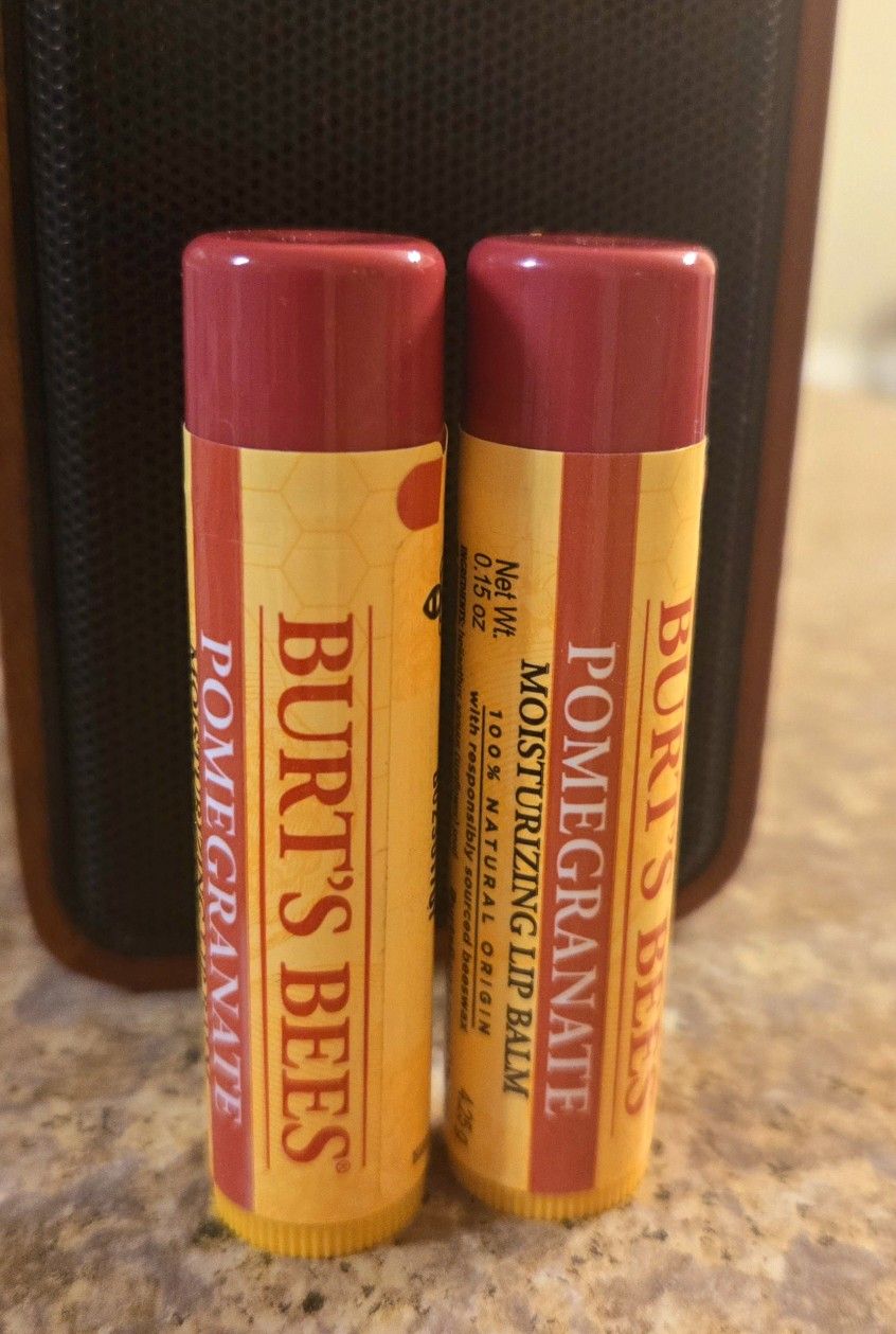 Burt's Bees Lip Balm Blister Pack, Pomegranate