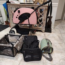 Pet Carriers And Stroller  (Take ALL $50)