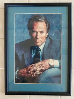 Framed Signed Celebrity Portrait Photo