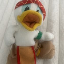 Disney Frontierland Huey Duck Indian Bean Bag Plush Walt Disney World Vintage B8