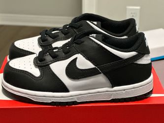 Little kids Nike dunk low black/white