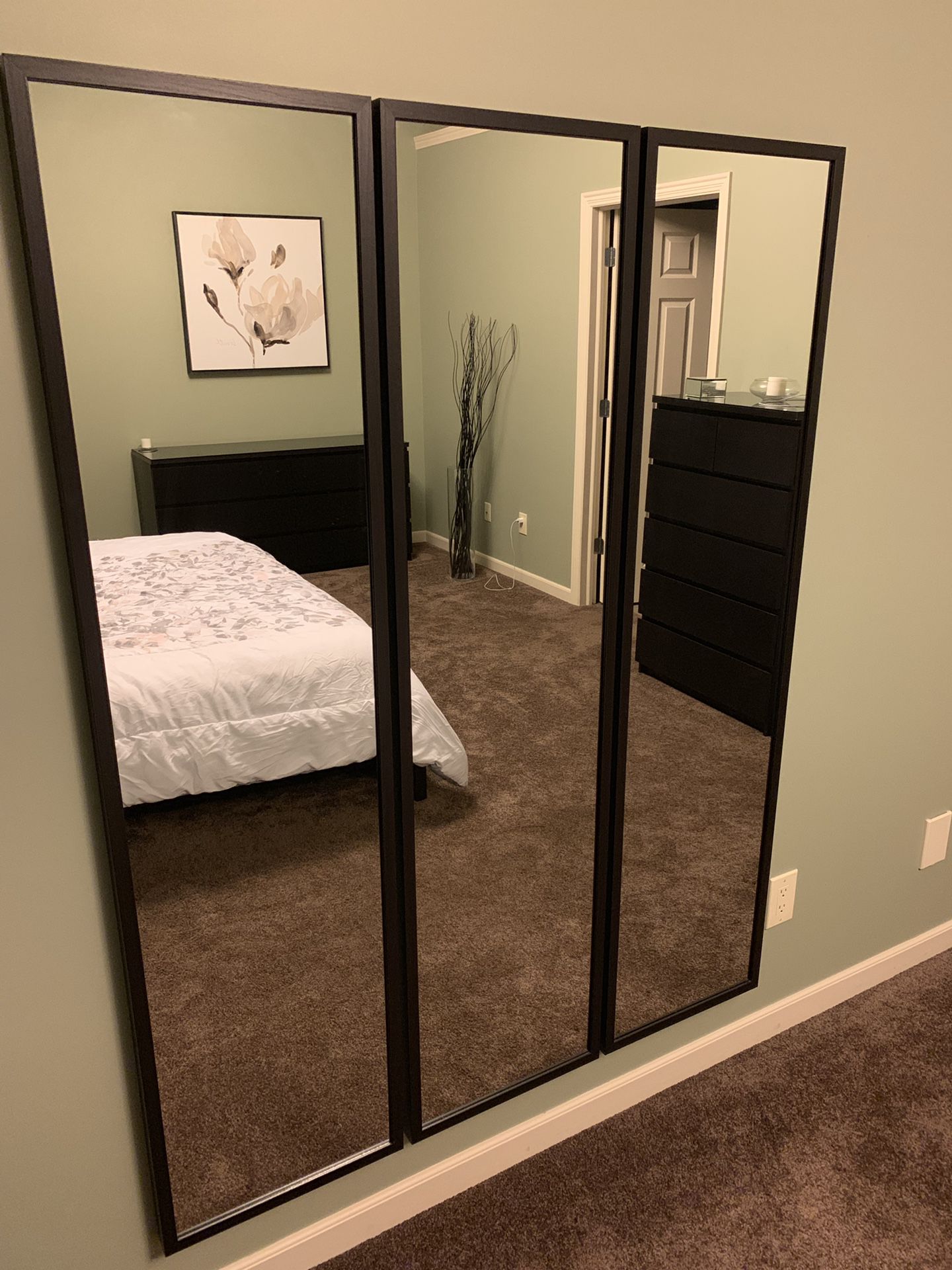 Wall Mirrors 63x16 ( total 3 available)