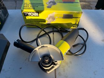 RYOBI 5.5 Amp Corded 4-1/2 in. Angle Grinder (Model AG4031G)