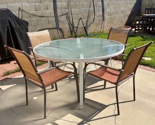 FREE Patio Table and 4 Chairs Set