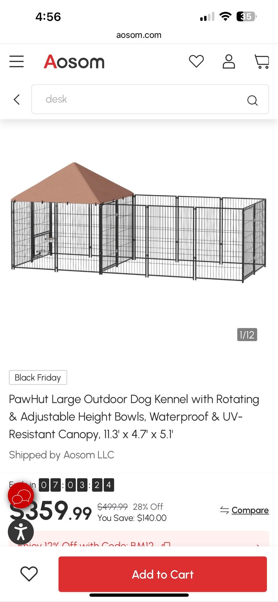 Large Dog Kennel