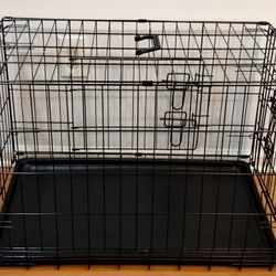 FOLDABLE DOUBLE DOOR PET CRATE 